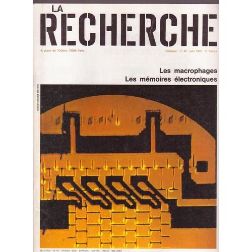 La Recherche N° 57 : Les Macrophages Les Memoires Electroniques