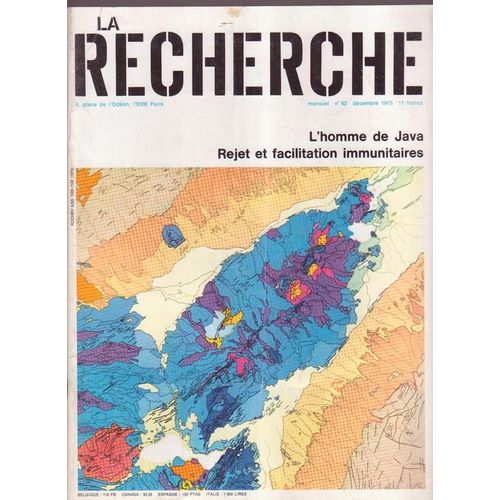 La Recherche N° 62 : L'homme De Java Rejet Et Facilitation Immunitaires
