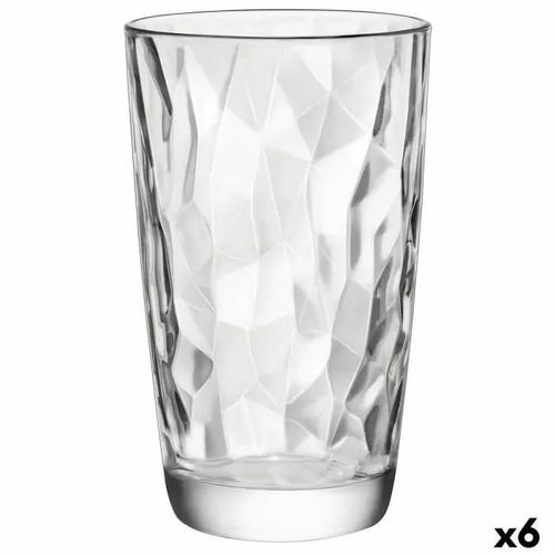 Verre Bormioli Rocco Diamond Transparent Verre 470 Ml 6 Unités (Pack 6x)