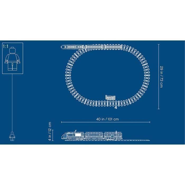 Lego City - Le Train De Passagers T�l�command� - 60197 - 6