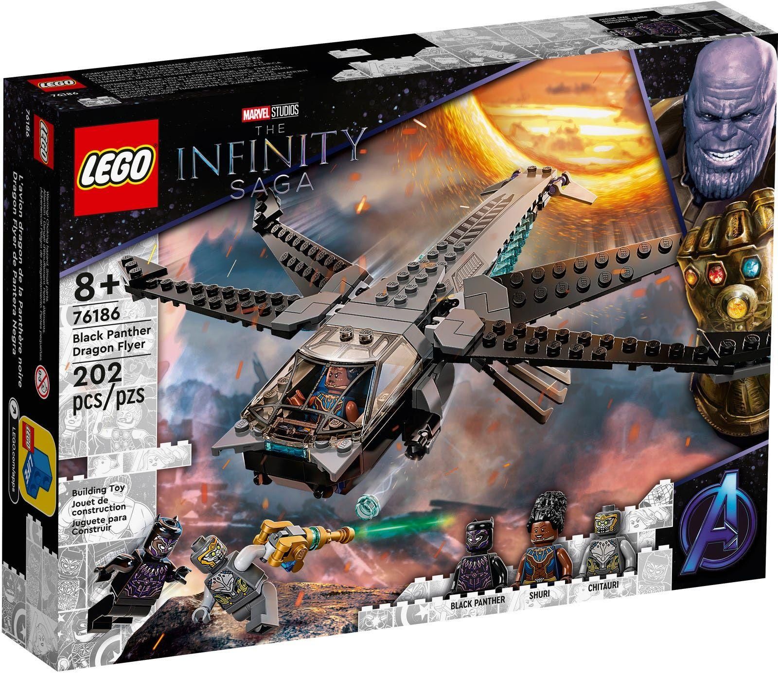 Lego Marvel - Le Dragon Volant De Black Panther - 76186