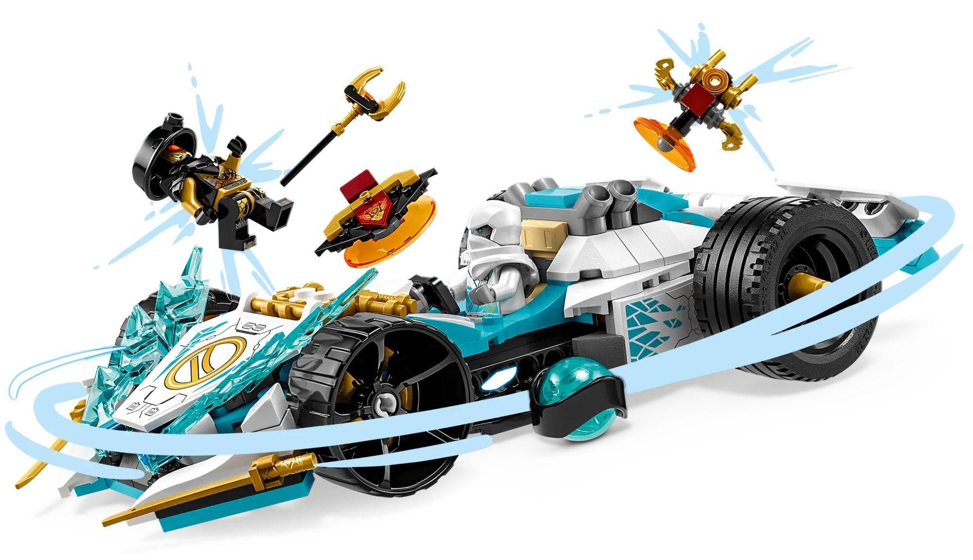 Lego Ninjago - La Voiture De Course Spinjitzu : Le Pouvoir Du Dragon De Zan... - 4