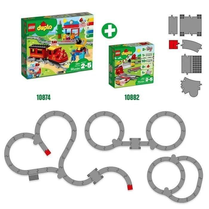 Lego Duplo - Les Rails Du Train - 10882 - 5