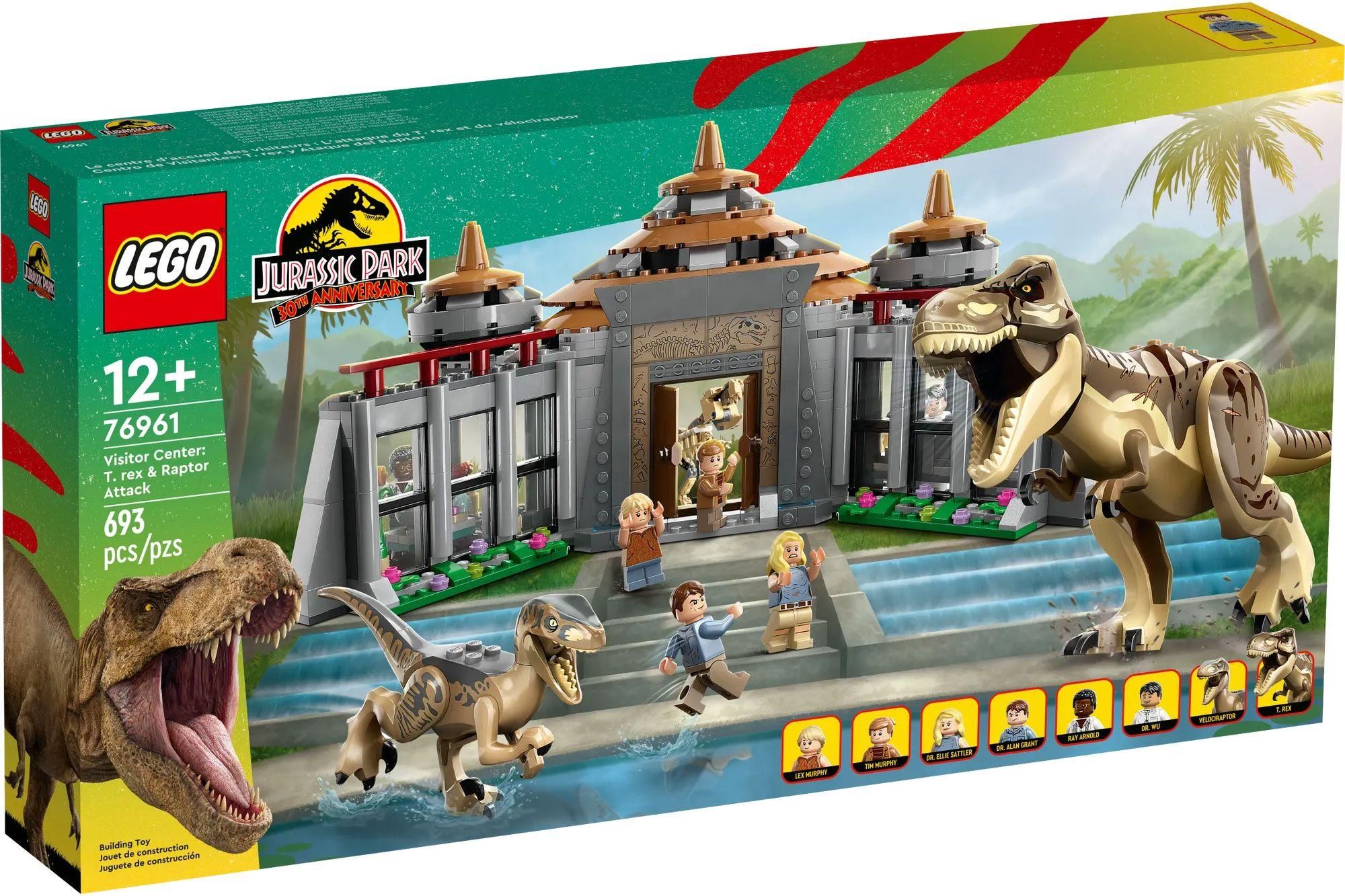 Lego Jurassic World - Le Centre Des Visiteurs : L'attaque Du T. Rex Et Du V...