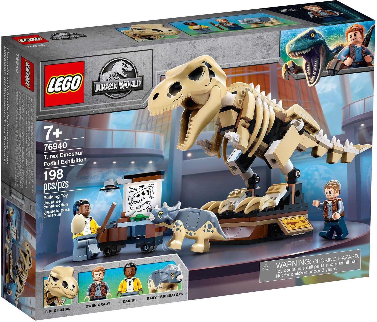 Lego Jurassic World - L'exposition Du Fossile Du T. Rex - 76940