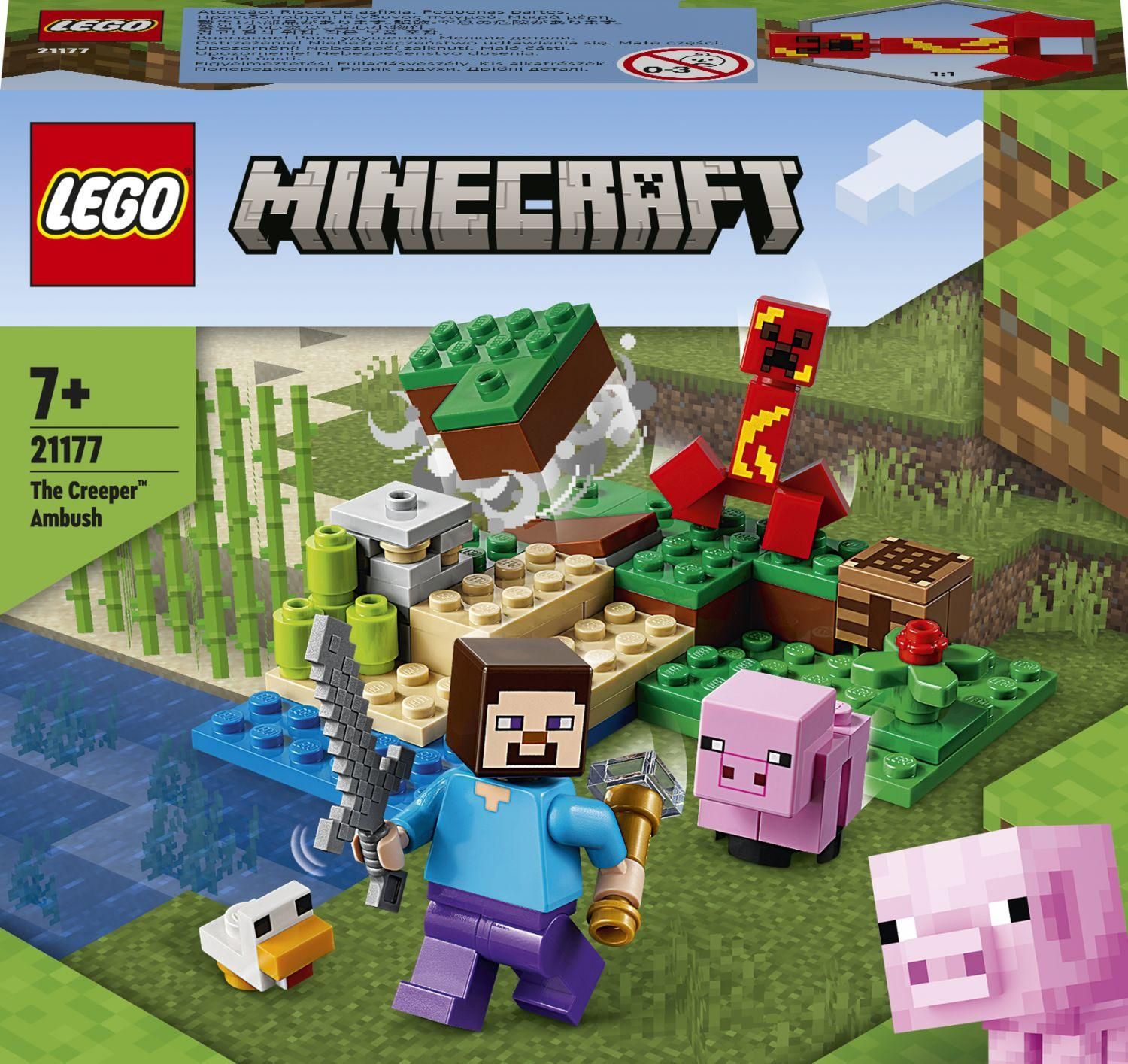 Lego Minecraft - L'embuscade Du Creeper - 21177 - 2