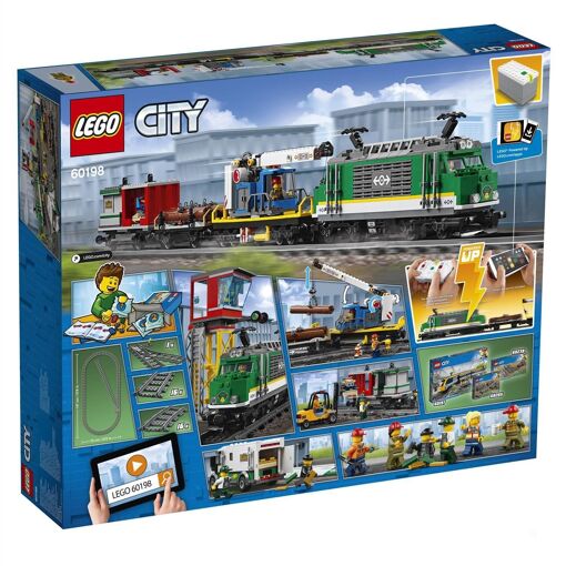 Lego City - Le Train De Marchandises Télécommandé - 60198 - 2