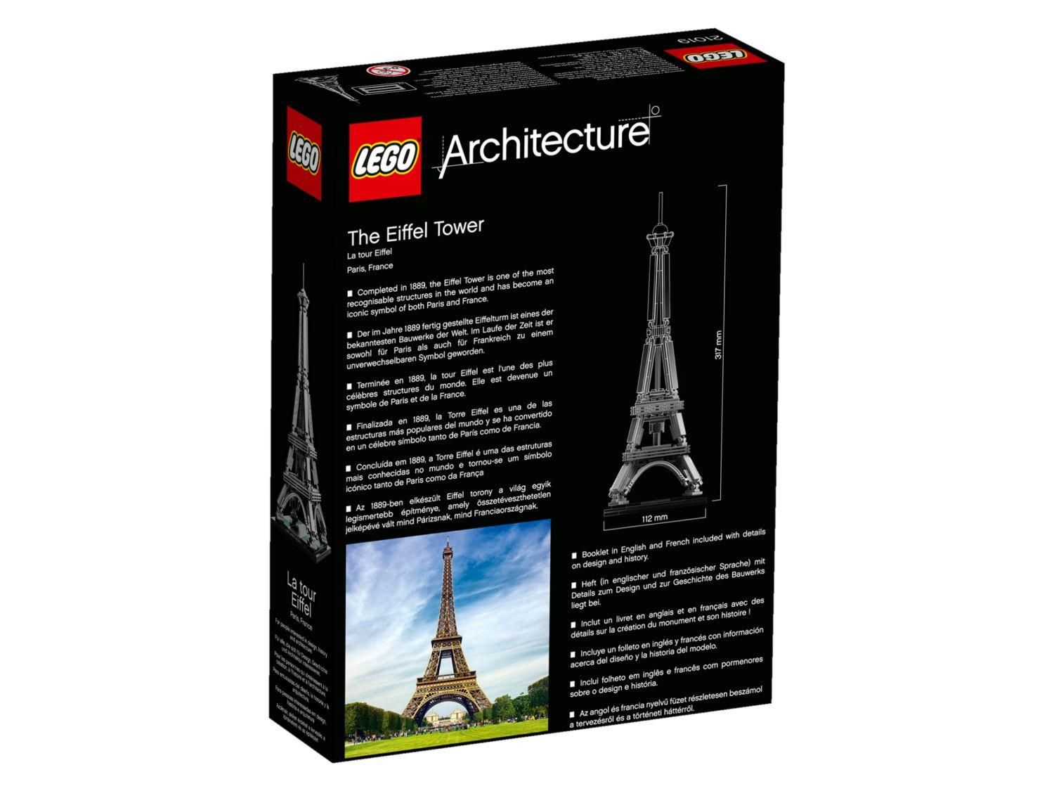 Lego Architecture - La Tour Eiffel (Paris, France) - 21019 - 4