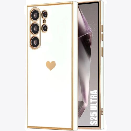 Coque Pour Samsung Galaxy S25 Ultra - Silicone CUr Protection Antichoc Souple Slim Blanc - E.F.Connection