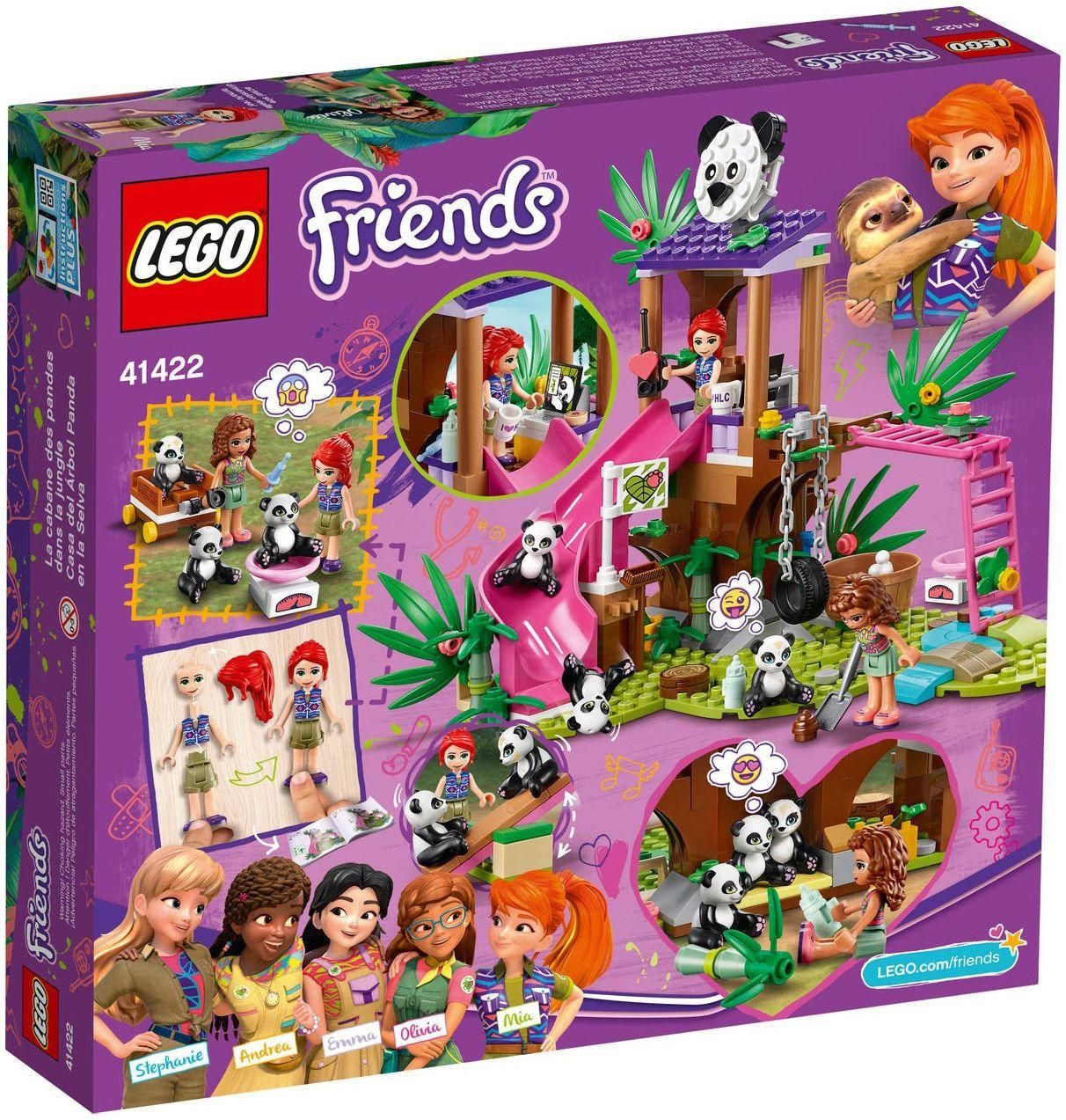 Lego Friends - La Cabane Des Pandas Dans La Jungle - 41422 - 2