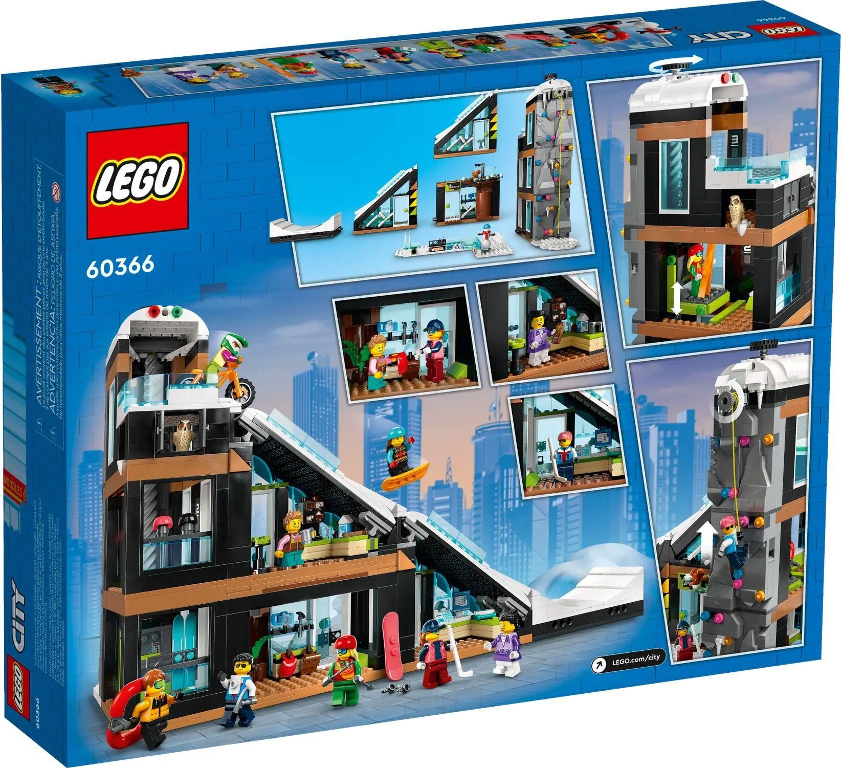 Lego City - Le Complexe De Ski Et D'escalade - 60366 - 2