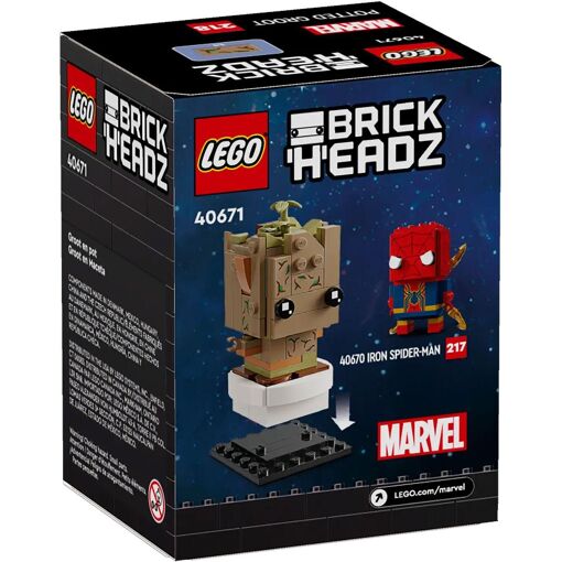 Lego Brickheadz - Groot En Pot - 40671 - 2