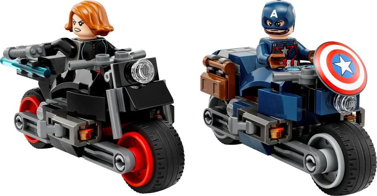 Lego Marvel - Les Motos De Black Widow Et De Captain America - 76260 - 3