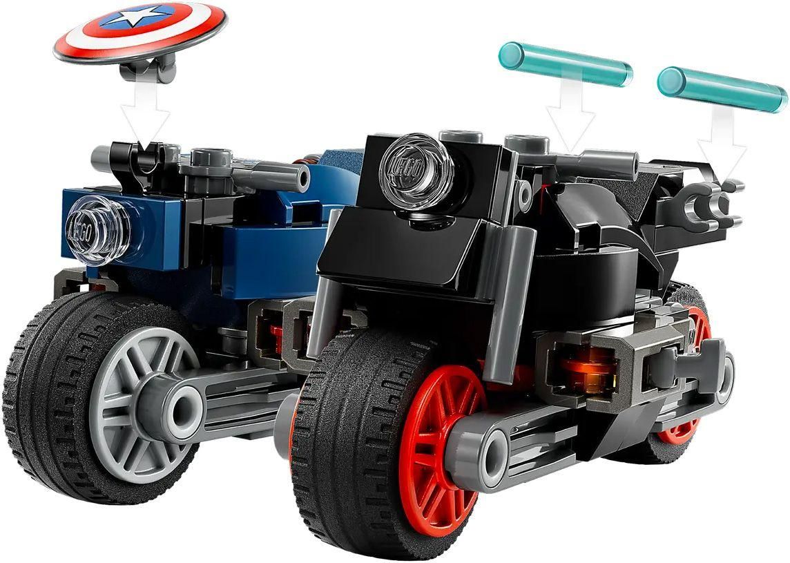 Lego Marvel - Les Motos De Black Widow Et De Captain America - 76260 - 5