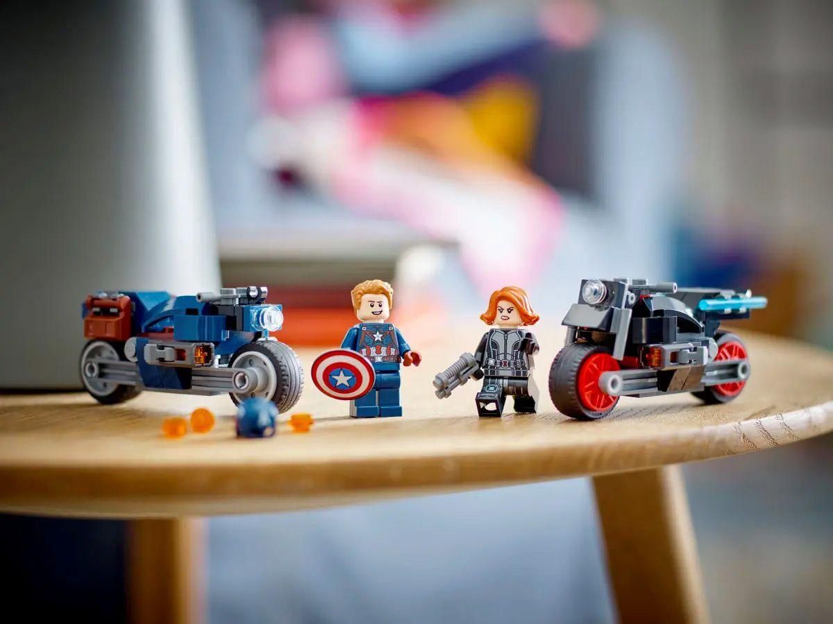 Lego Marvel - Les Motos De Black Widow Et De Captain America - 76260 - 7