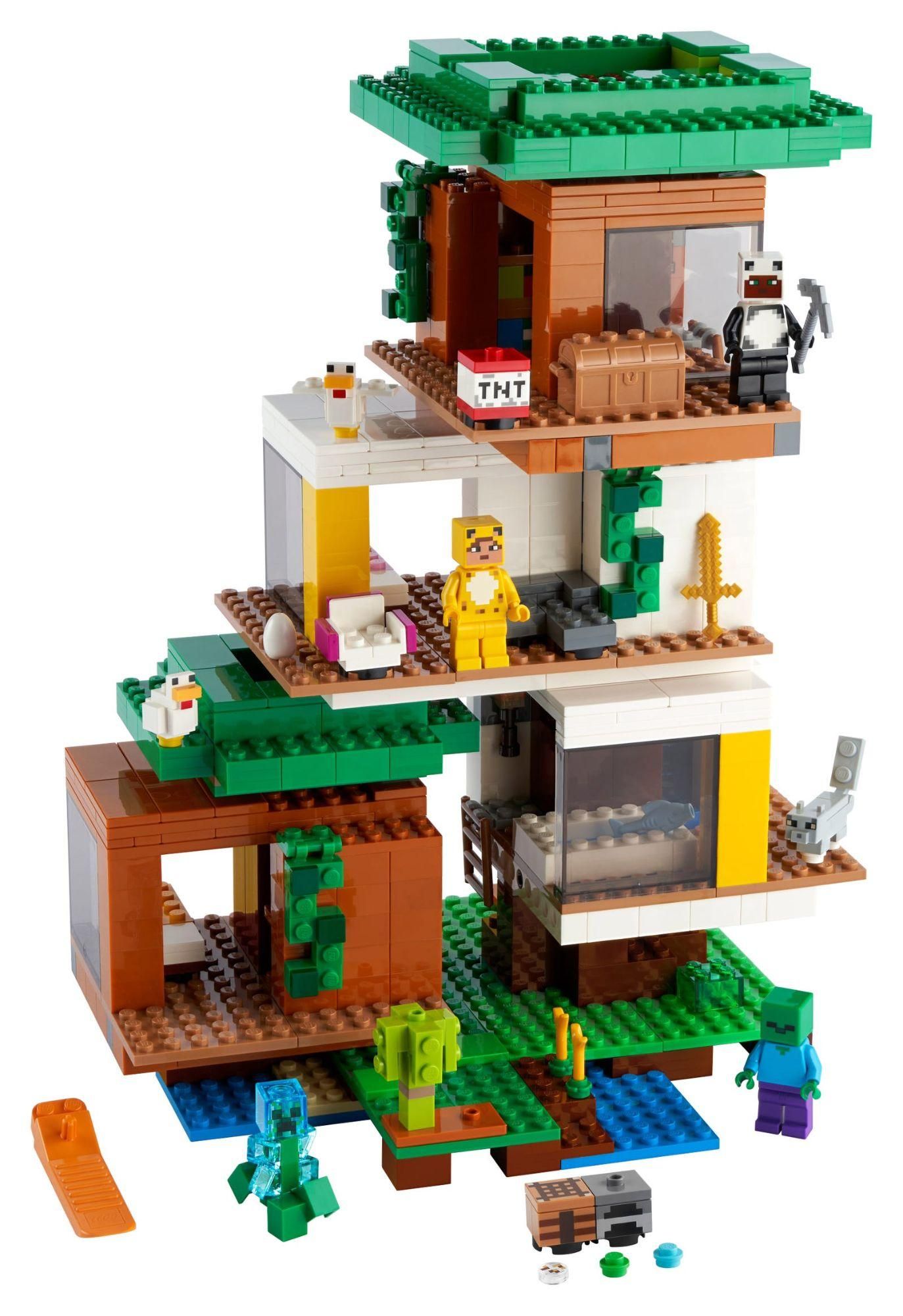 Lego Minecraft - La Cabane Moderne Dans L'arbre - 21174 - 3
