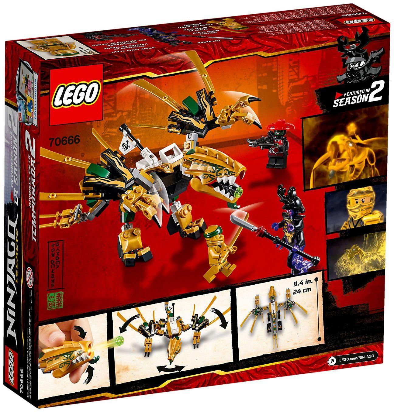 Lego Ninjago - Le Dragon D'or - 70666 - 2