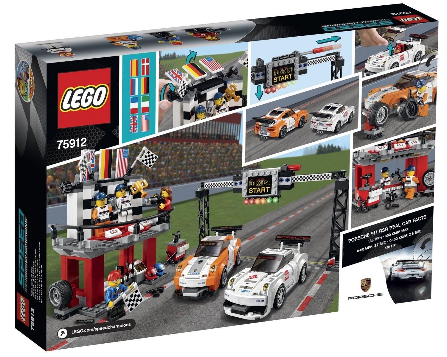 Lego Speed Champions - Porsche 911 Gt Finish Line - 75912 - 2