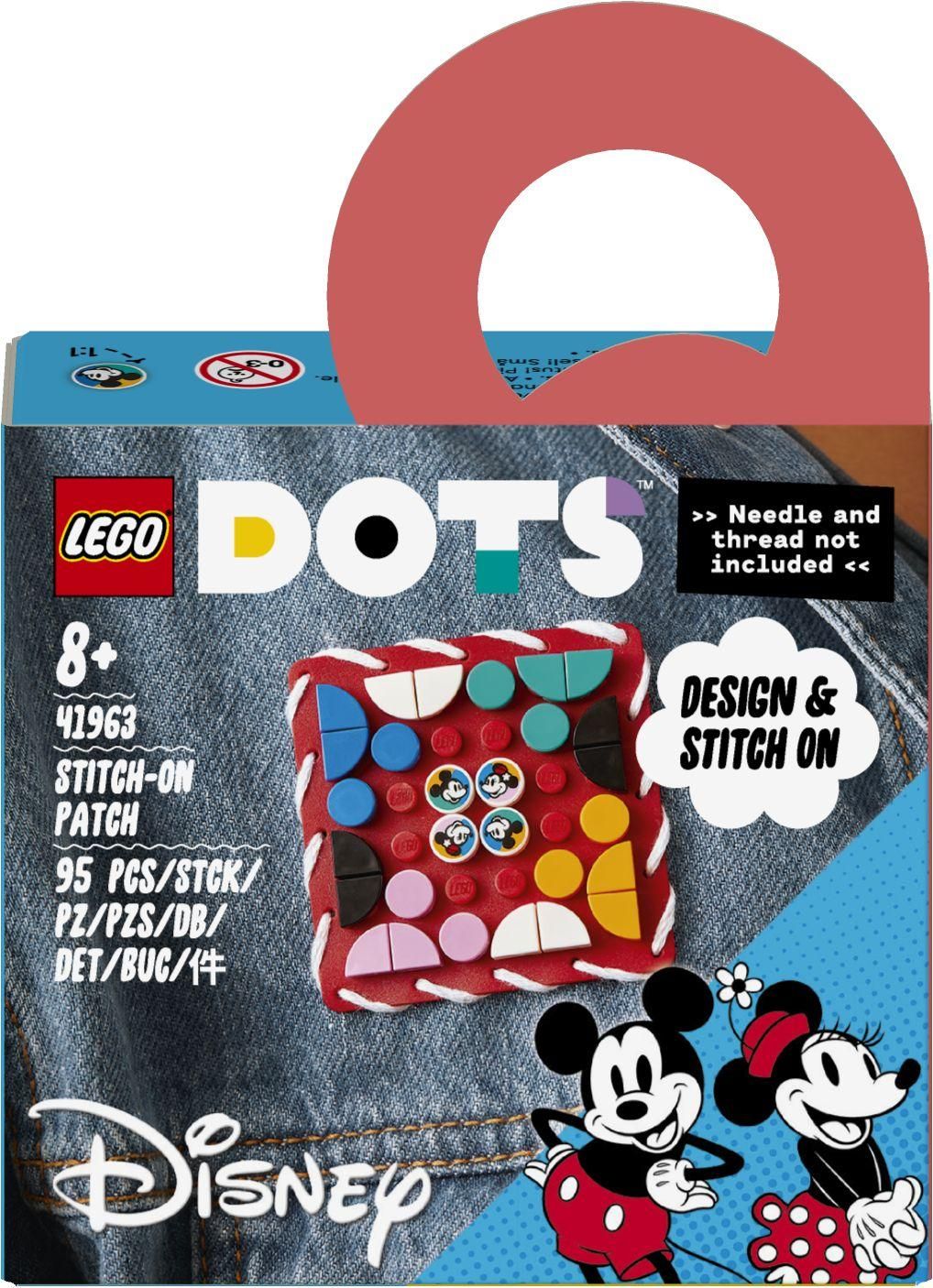 Lego Dots - Plaque  Coudre Mickey Mouse Et Minnie Mouse - 41963 - 2