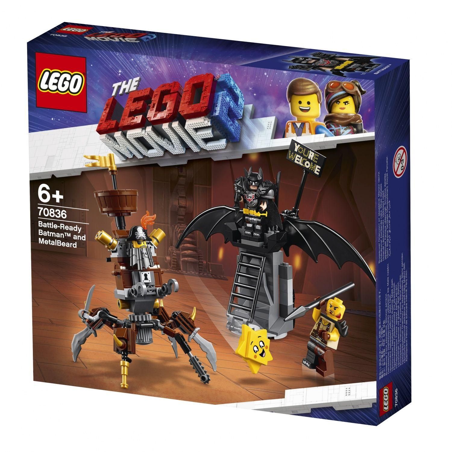 Lego The Lego Movie - Batman En Armure De Combat Et Barbe D'acier - 70836 - 3