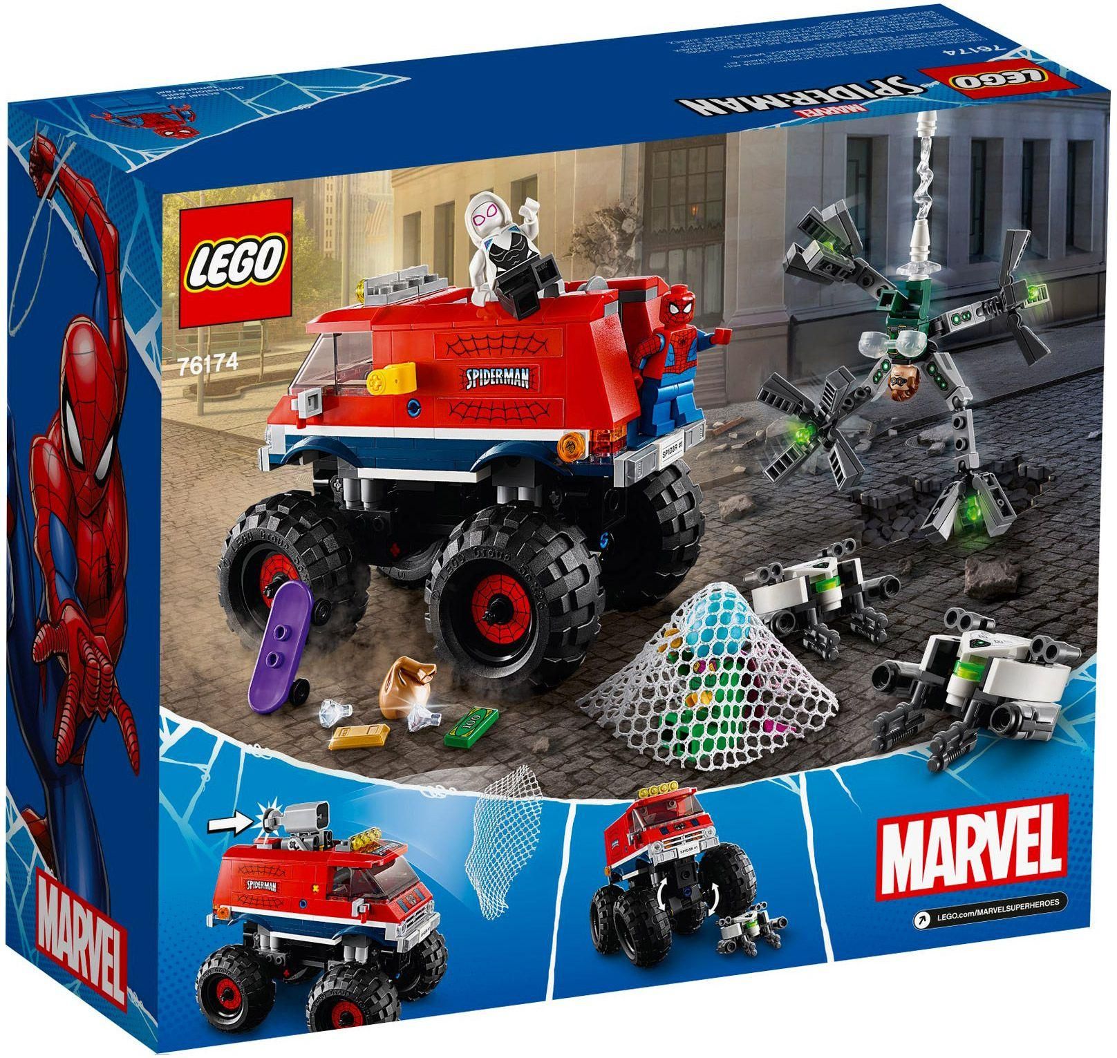 Lego Marvel - Le Camion Monstre De Spider-Man Contre Myst�rio - 76174 - 2
