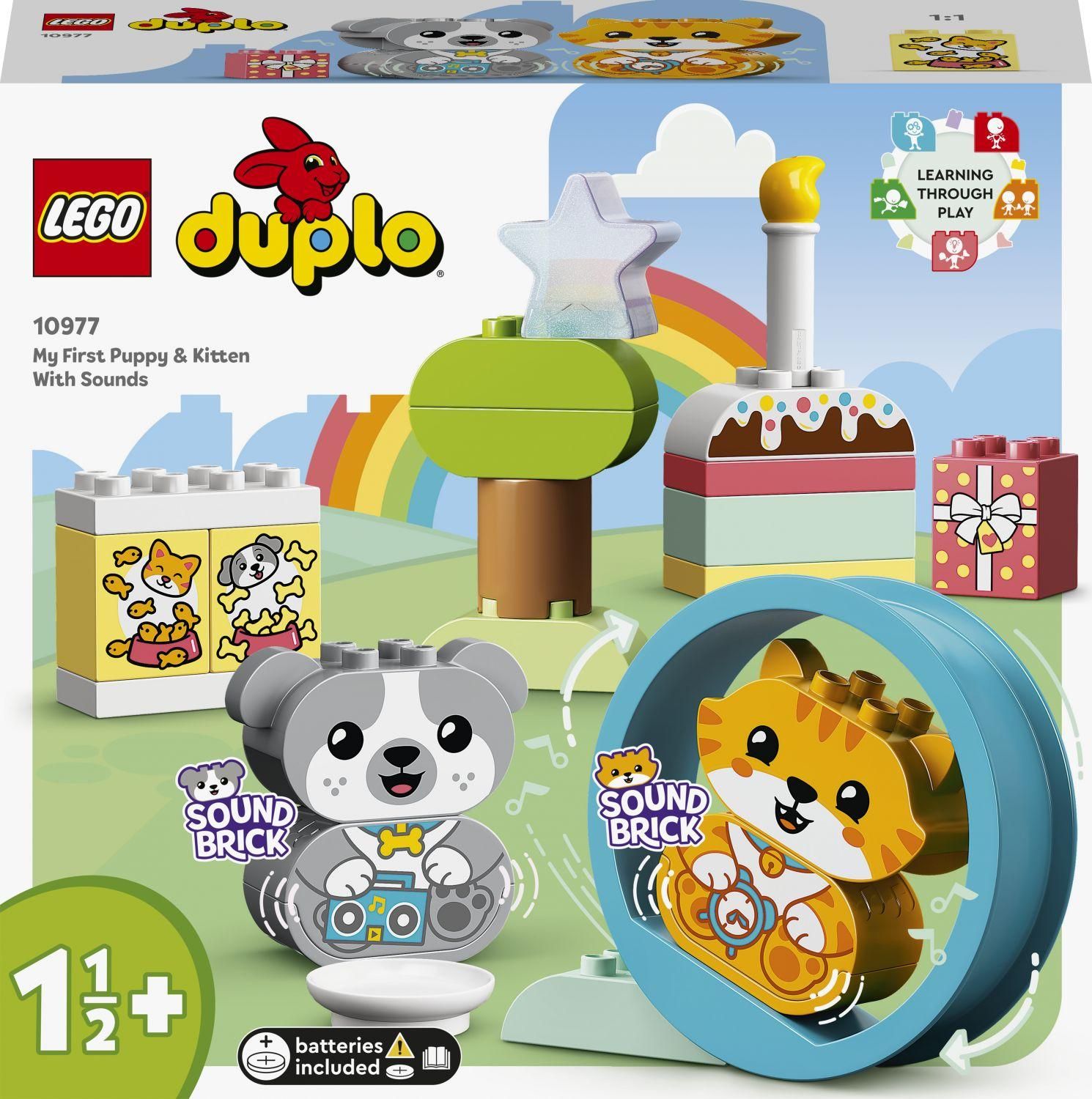 Lego Duplo - Mes Premiers Chiot Et Chaton Avec Effets Sonores - 10977 - 2