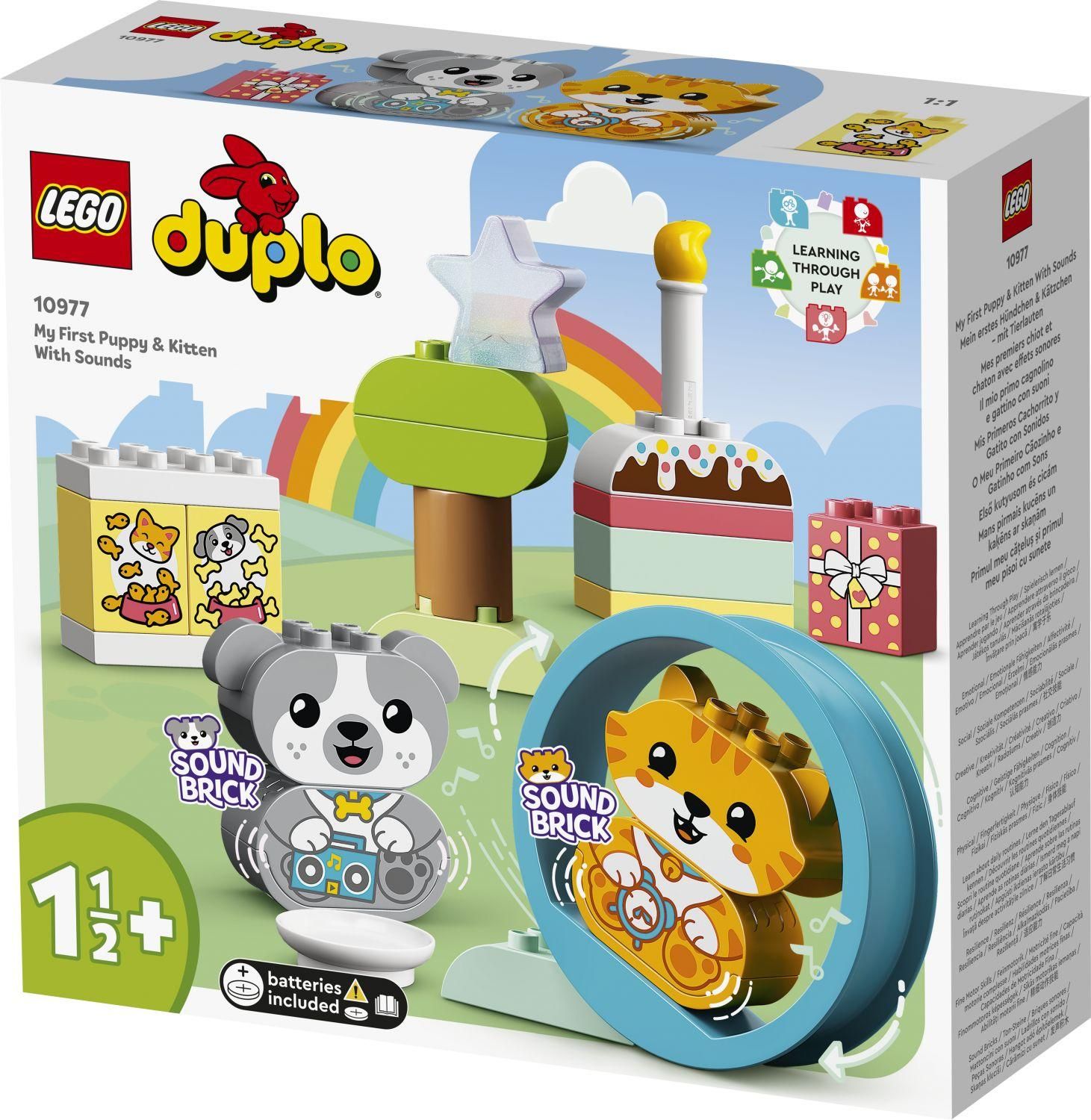 Lego Duplo - Mes Premiers Chiot Et Chaton Avec Effets Sonores - 10977 - 4