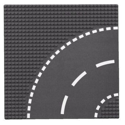 Lego City - Plaques De Route - Intersection Et Virage - 7281 - 2