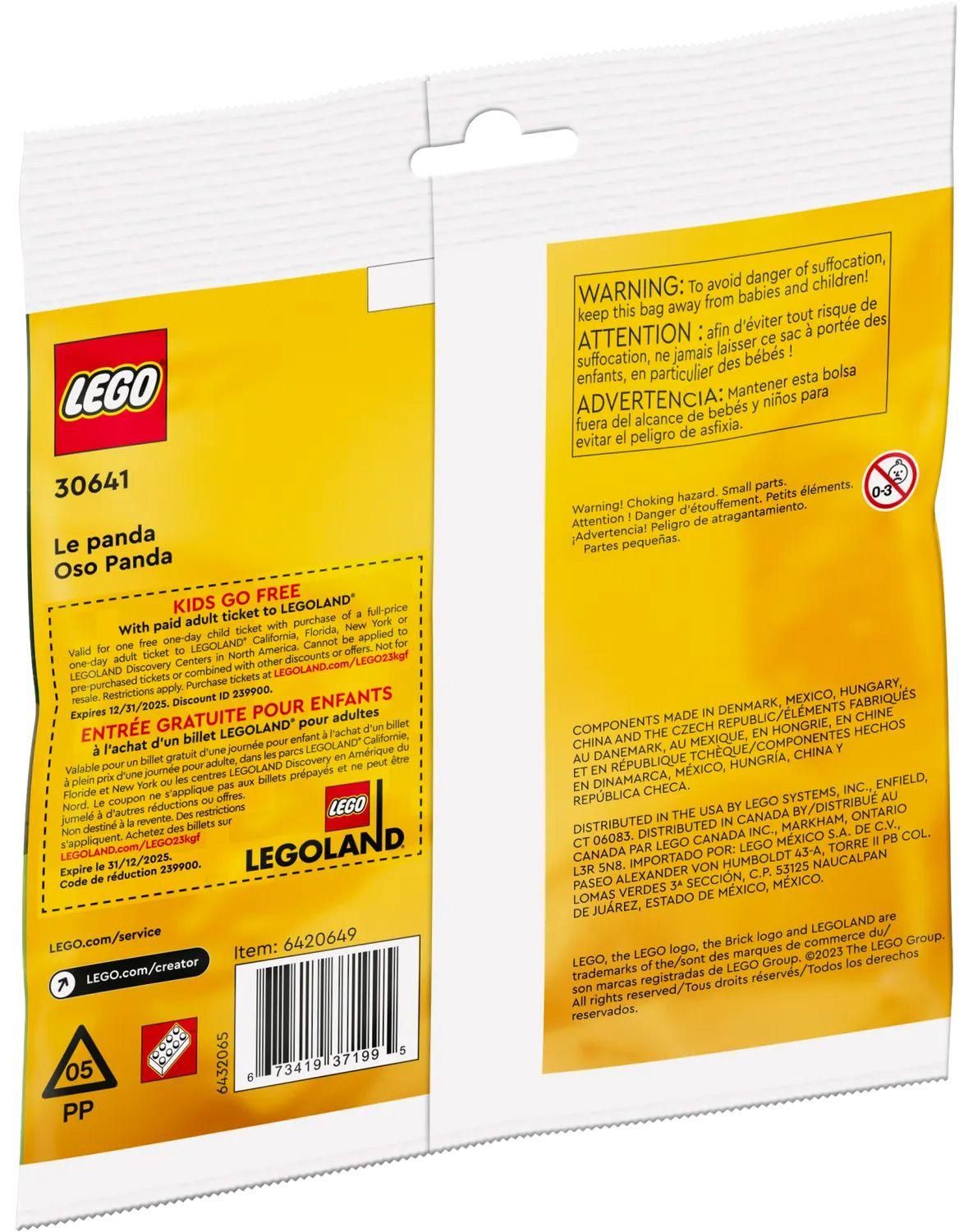 Lego Creator - Le Panda (Polybag) - 30641 - 2