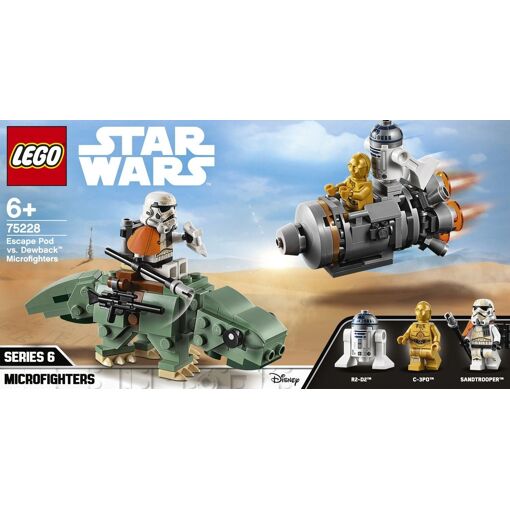 Lego Star Wars - Capsule De Sauvetage Contre Microfighter Dewback - 75228 - 2