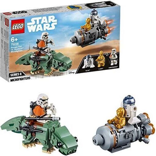 Lego Star Wars - Capsule De Sauvetage Contre Microfighter Dewback - 75228 - 5