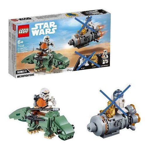 Lego Star Wars - Capsule De Sauvetage Contre Microfighter Dewback - 75228 - 8