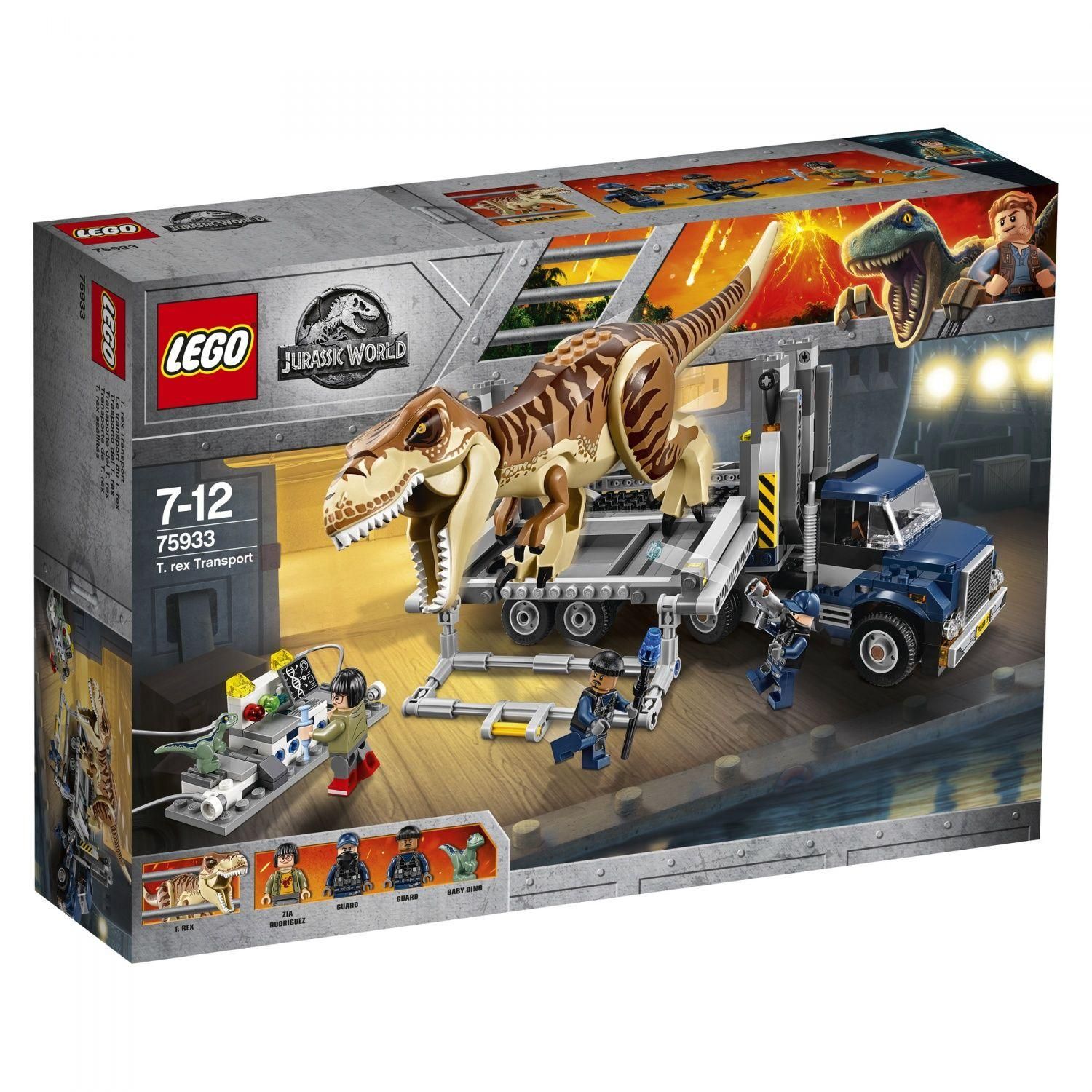 Lego Jurassic World - Le Transport Du T. Rex - 75933 - 2