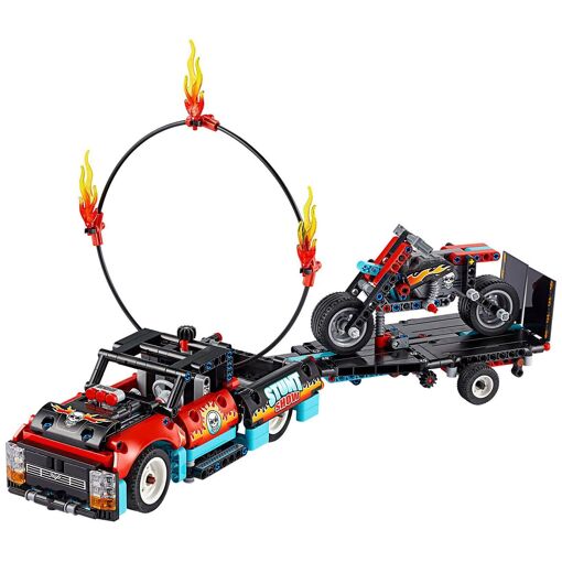 Lego Technic - Le Spectacle De Cascades Du Camion Et De La Moto - 42106 - 3