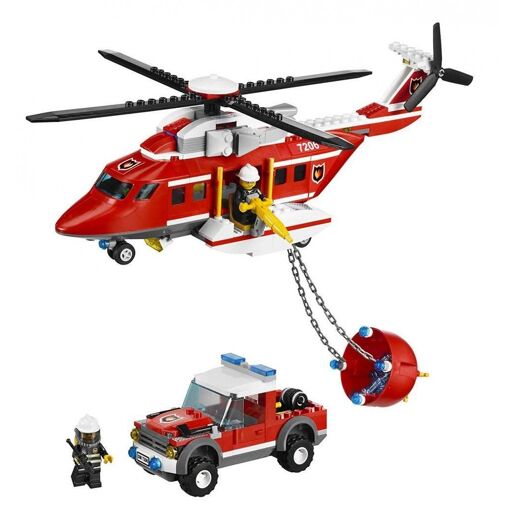 Lego City - L'h�licopt�re Des Pompiers - 7206 - 2