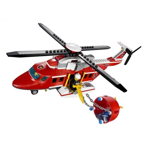 Lego City - L'h�licopt�re Des Pompiers - 7206 - 3