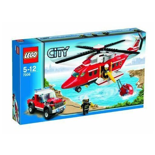 Lego City - L'h�licopt�re Des Pompiers - 7206 - 5