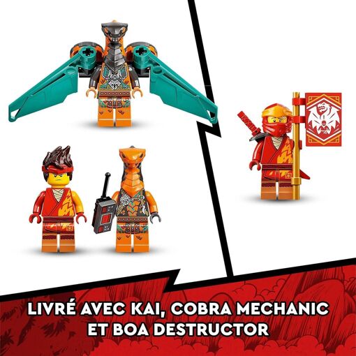 Lego Ninjago - Le Dragon De Feu De Kai - Évolution - 71762 - 6