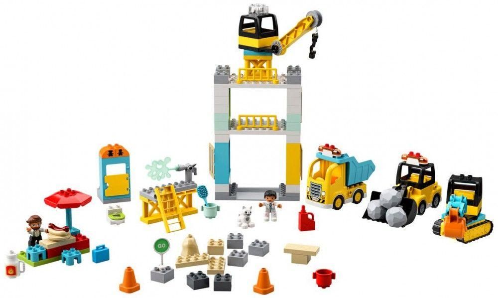 Lego Duplo - La Grue Et Les Engins De Construction - 10933 - 4