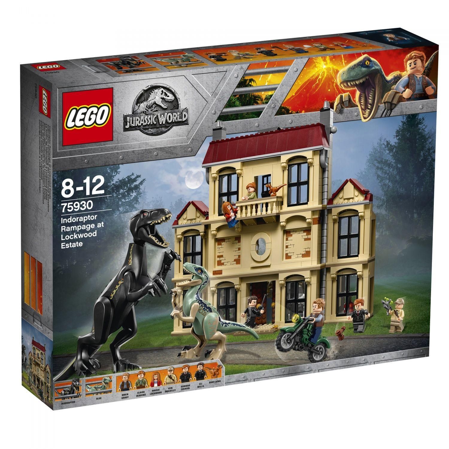 Lego Jurassic World - La Fureur De Indoraptor � Lockwood Estate - 75930