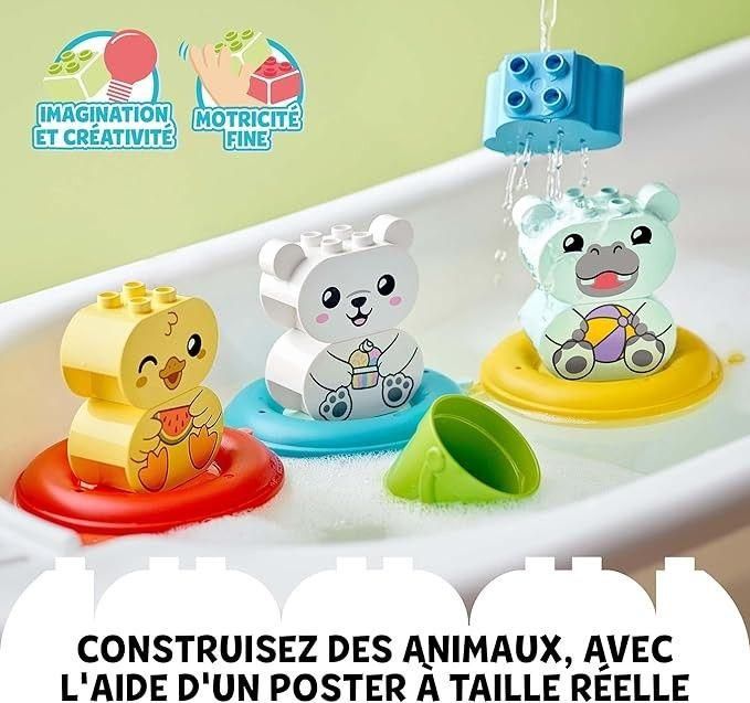 Lego Duplo - Jouet De Bain : Le Train Flottant Des Animaux - 10965 - 7