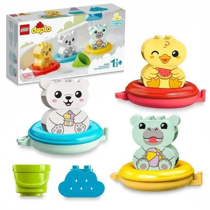 Lego Duplo - Jouet De Bain : Le Train Flottant Des Animaux - 10965 - 10