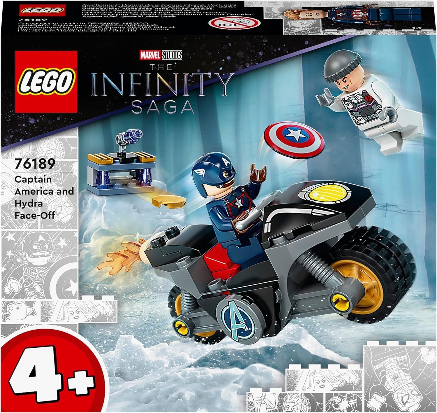 Lego Marvel - L'affrontement Entre Captain America Et Hydra - 76189 - 5