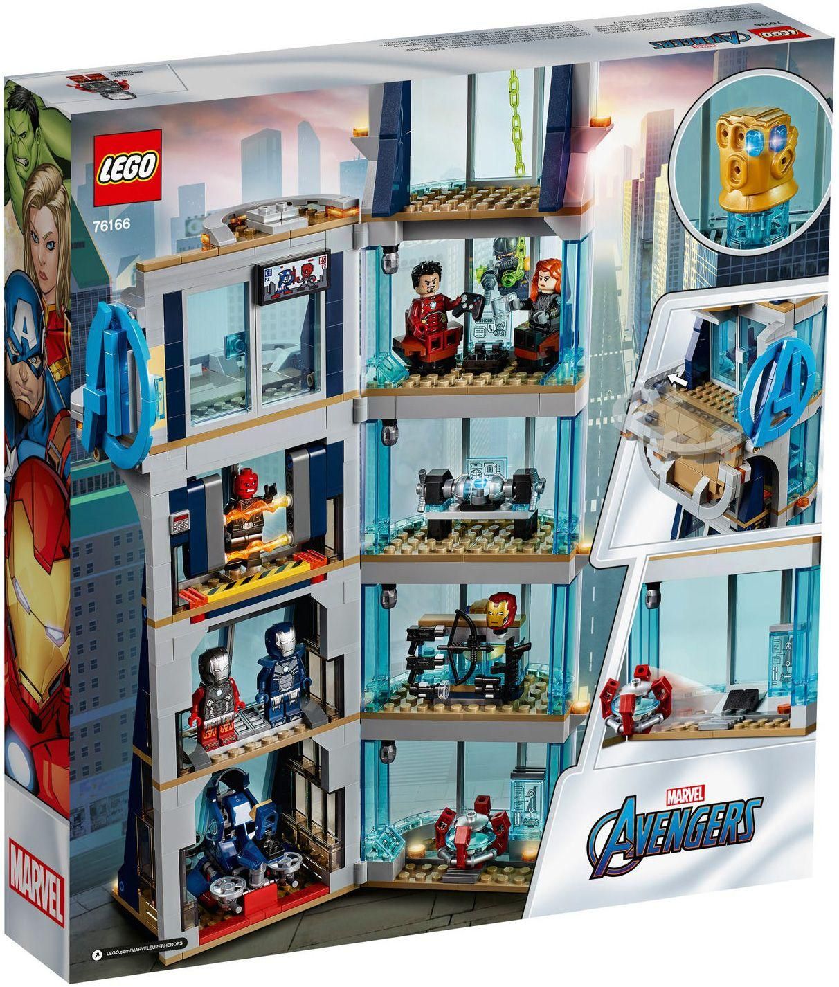 Lego Marvel - La Tour De Combat Des Avengers - 76166 - 2