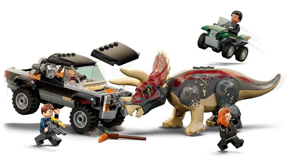 Lego Jurassic World - L'embuscade Du Tric�ratops En Pick-Up - 76950 - 4