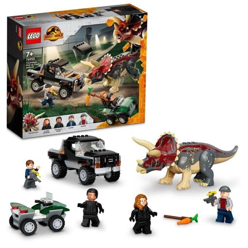 Lego Jurassic World - L'embuscade Du Tric�ratops En Pick-Up - 76950 - 8