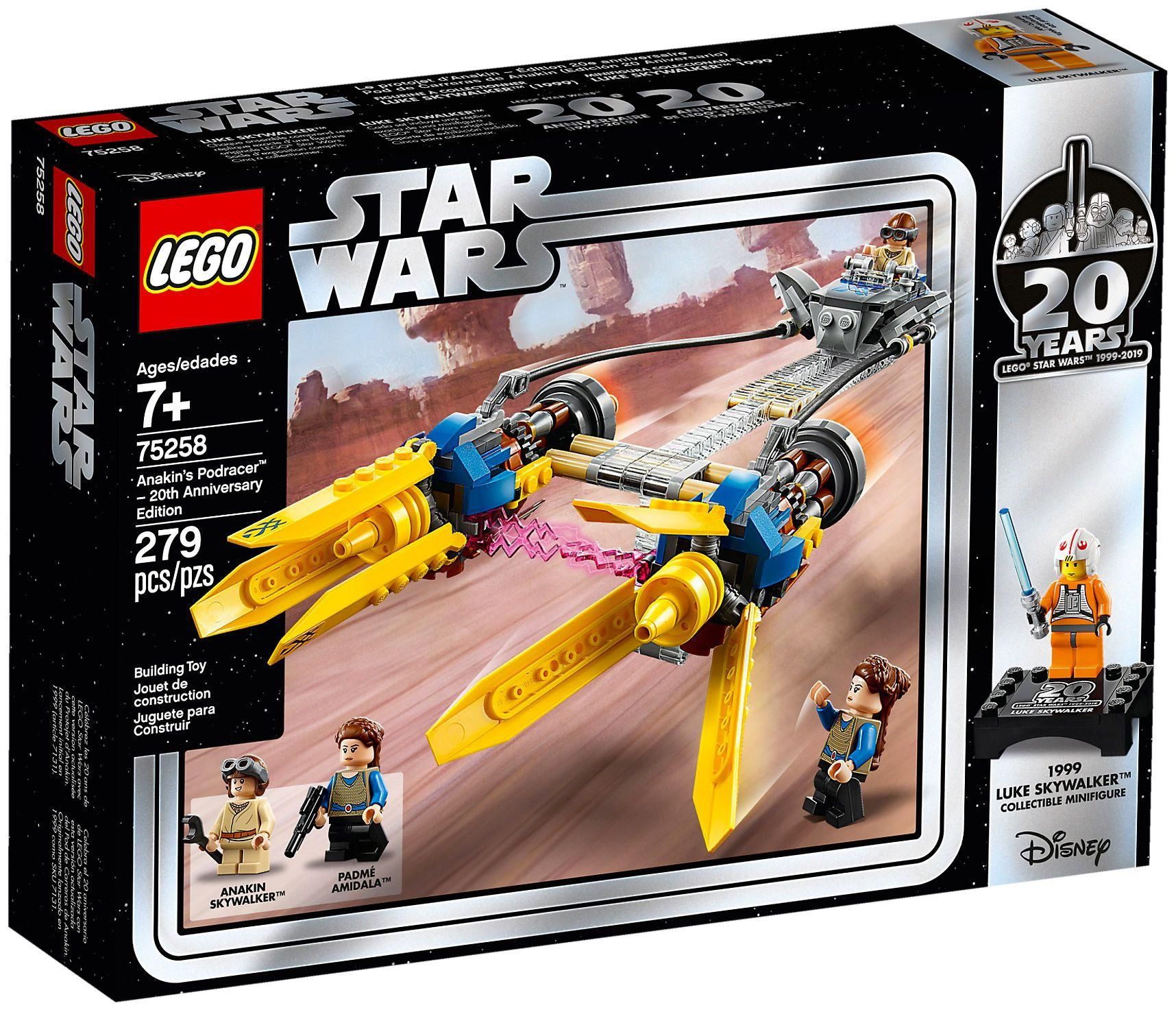 Lego Star Wars - Le Podracer D'anakin - ?Dition 20?Me Anniversaire - 75258