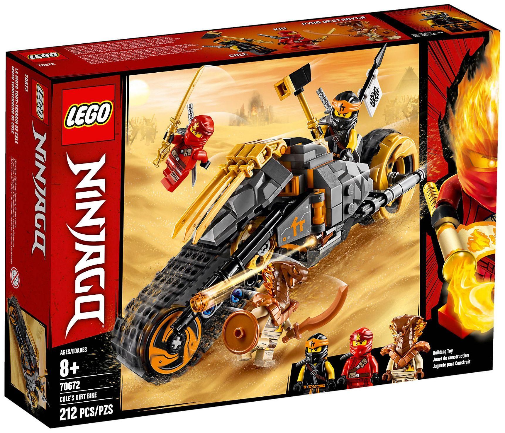 Lego Ninjago - La Moto Tout-Terrain De Cole - 70672