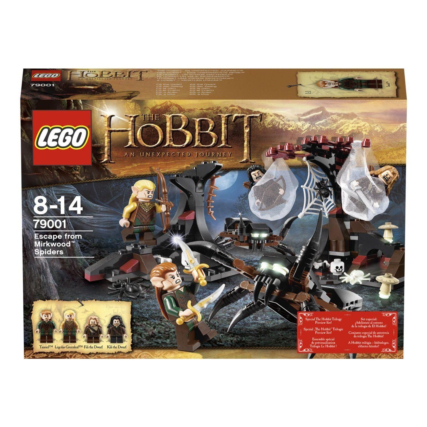 Lego Le Hobbit - Les Araignes De La Fort De Mirkwood - 79001 - 2