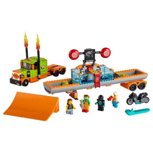 Lego City - Le Camion De Spectacle Des Cascadeurs - 60294 - 3